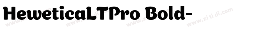 HeweticaLTPro Bold字体转换